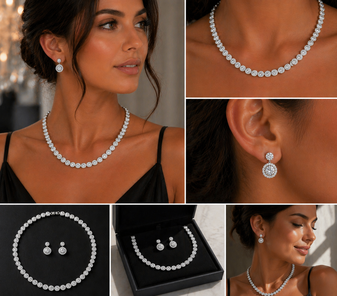 Parure Éclat Pur – Dorée à l’Or Fin 18 ct