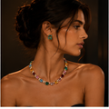 Parure Rainbow – Collier & Boucles d’Oreilles Multicolores