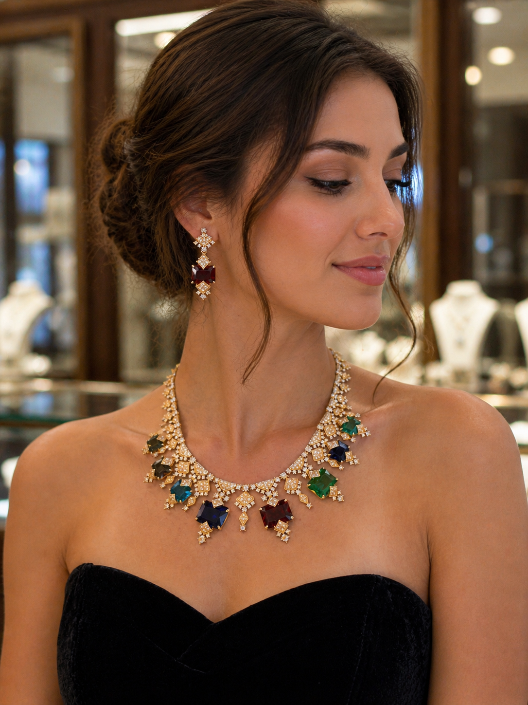 Parure Élégance Royale – Dorée à l’Or Fin 18 Carats
