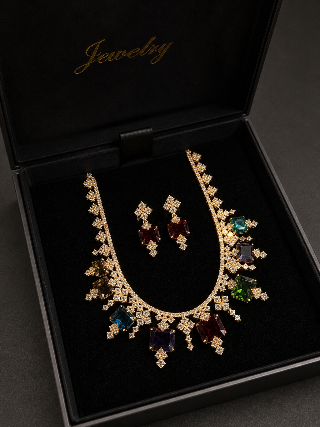 Parure Élégance Royale – Dorée à l’Or Fin 18 Carats