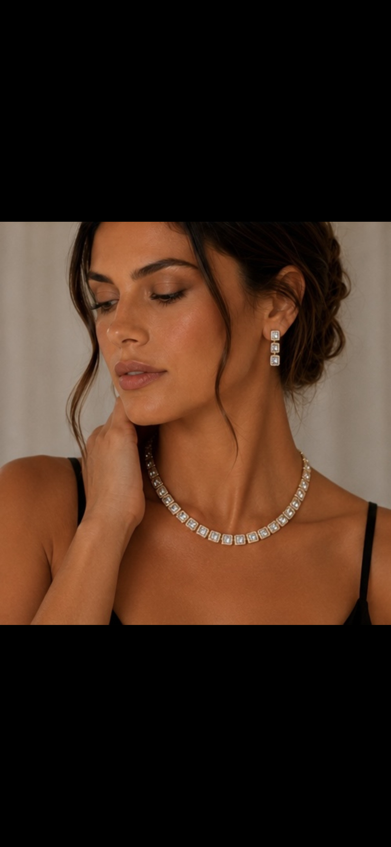 Collier Quartz Carré