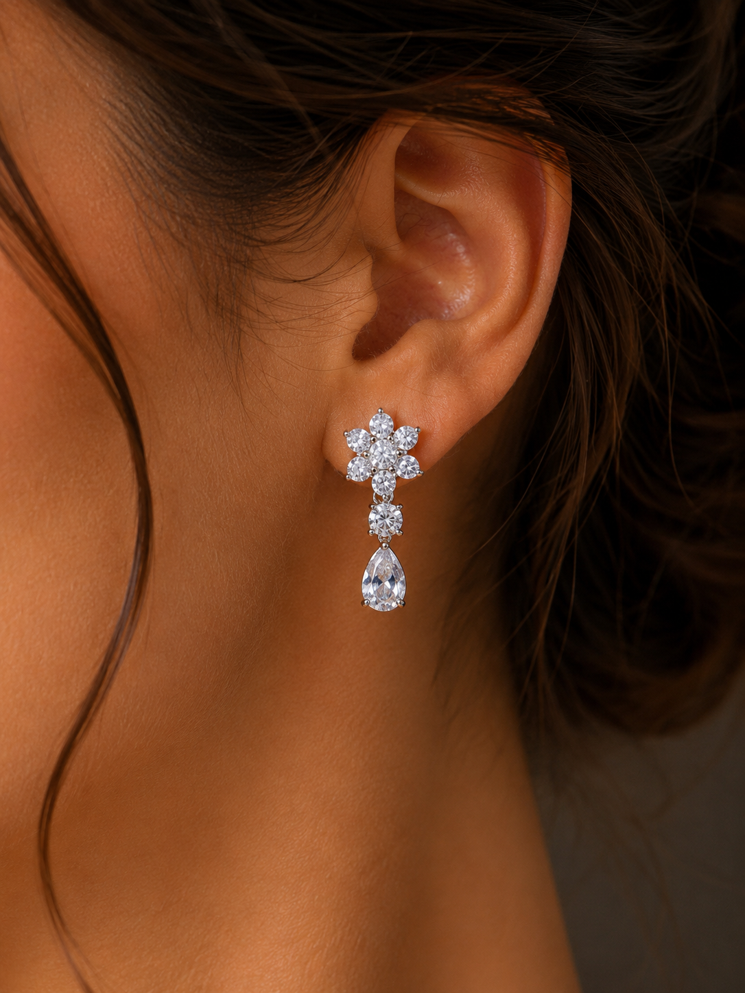 Éclat Floral – Collier & Boucles d’Oreilles