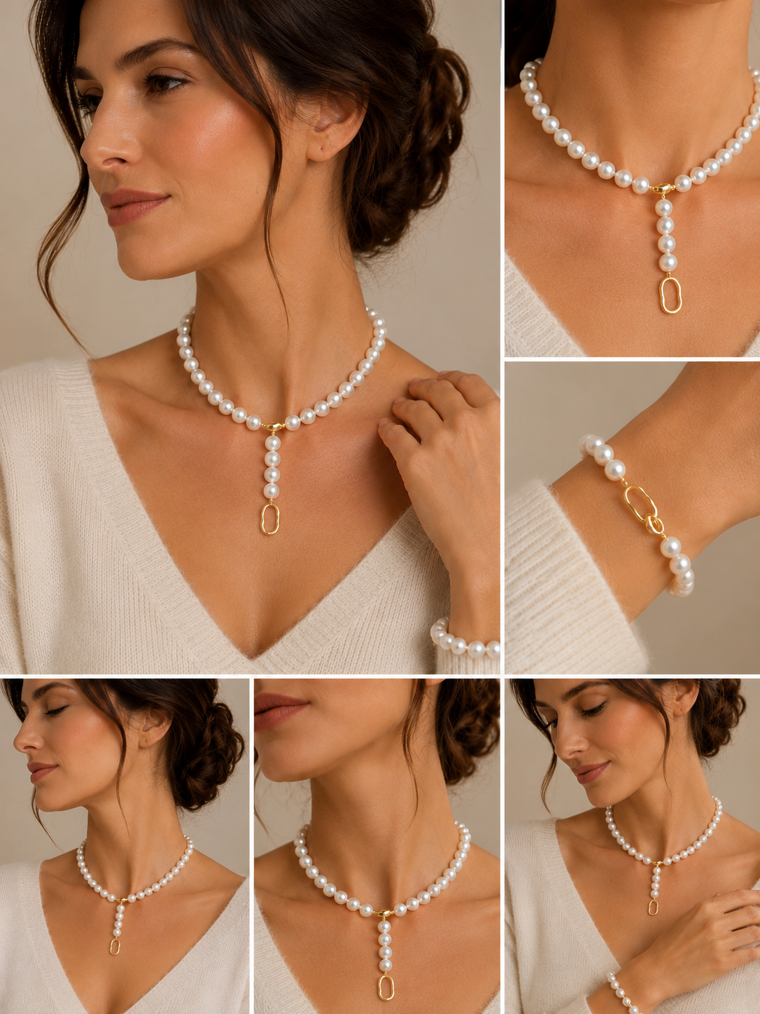 Parure perle duo