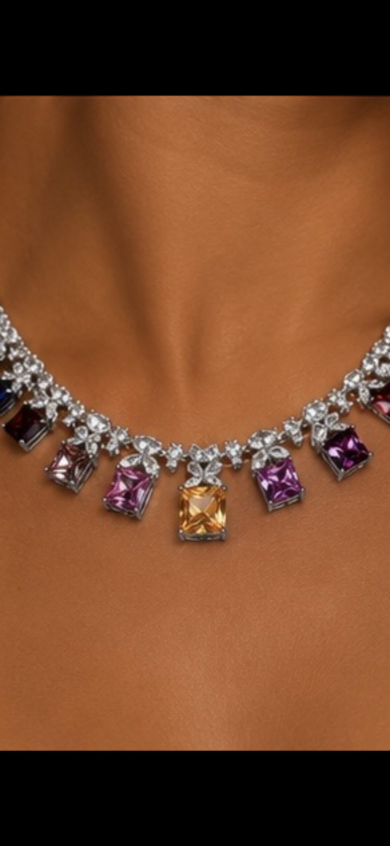 Parure Éva coloré